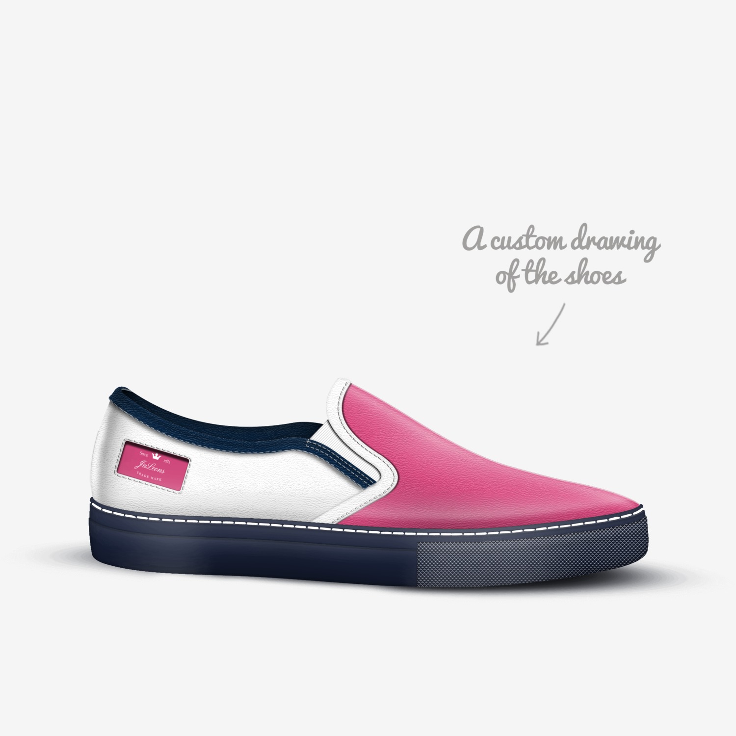 JaLeons custom made in Italy shoes by Julia H.m. | Sketch view