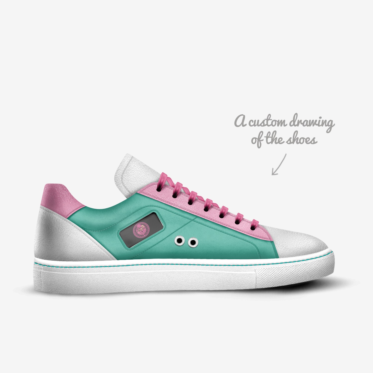 EUROTRASH III custom made in Italy shoes by Kevin Marron | Sketch view
