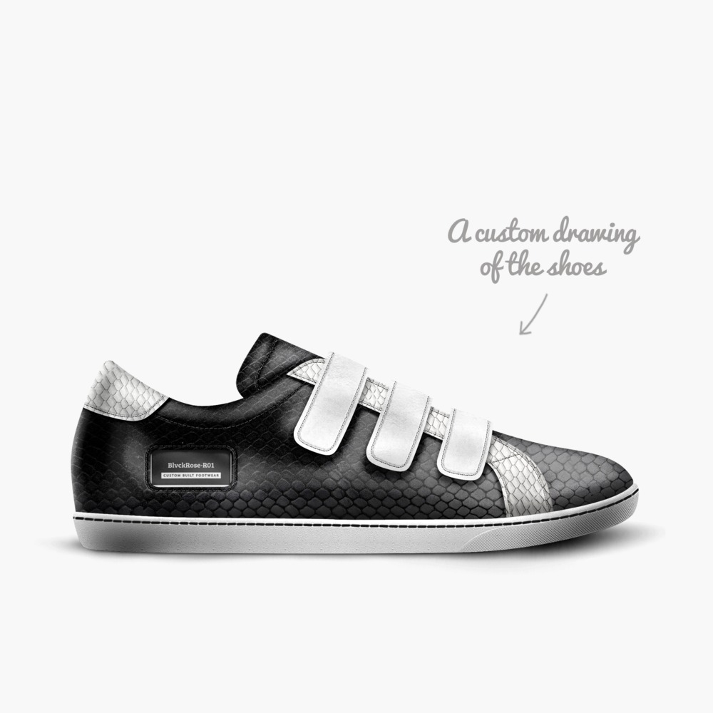 BlvckRose-R01 limited edition shoe BlvckRose-R01 artisan made in Italy shoes by Robert Bailey
