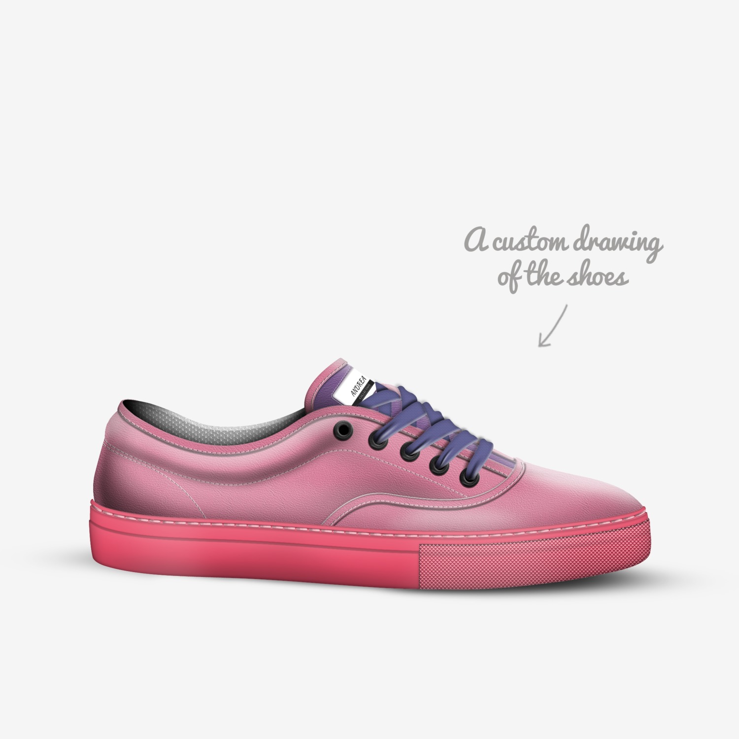 ANDREA custom made in Italy shoes by Andrea Rhoads | Sketch view