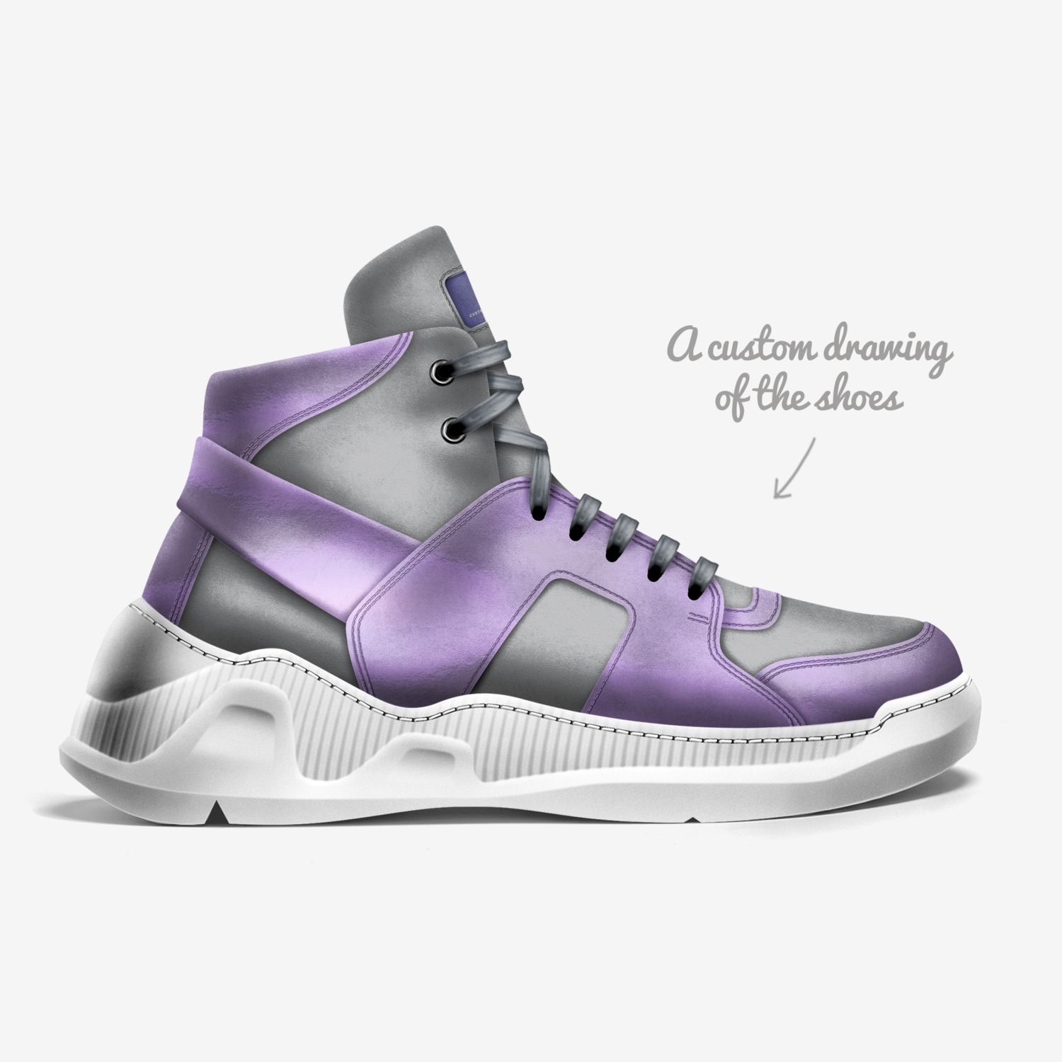 Shôés custom made in Italy shoes by Marci Thompson | Sketch view