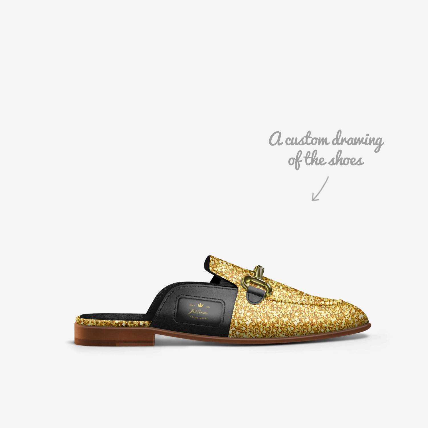 JaLeons custom made in Italy shoes by Julia H.m. | Sketch view