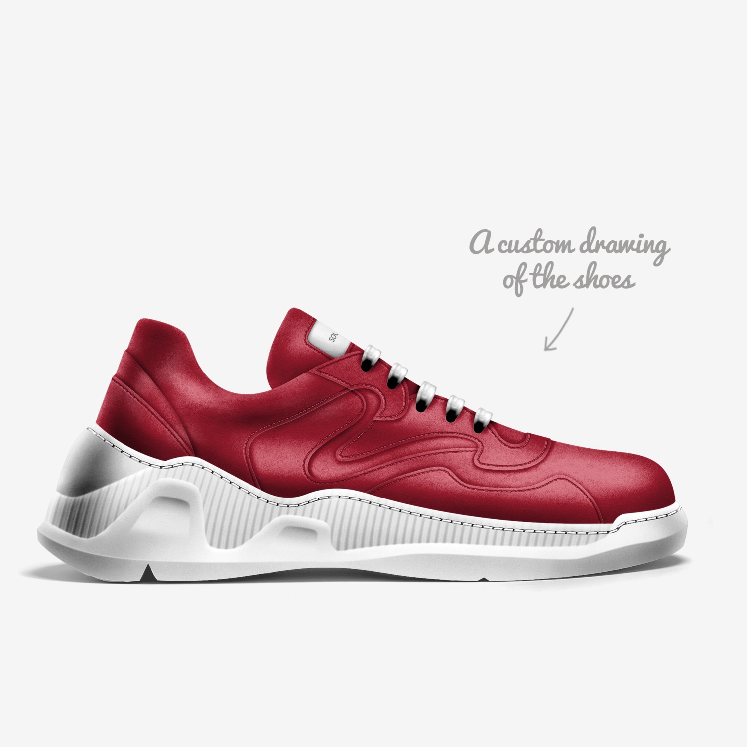 Soulja Stars custom made in Italy shoes by Deandre Way | Sketch view