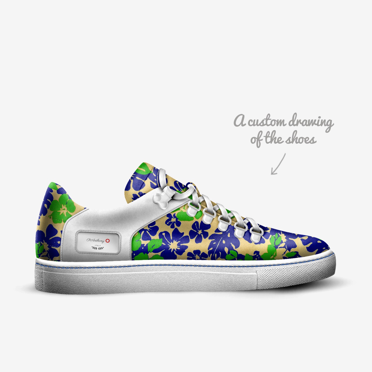 Carlos ⭕️ custom made in Italy shoes by P Anthony Carson | Sketch view