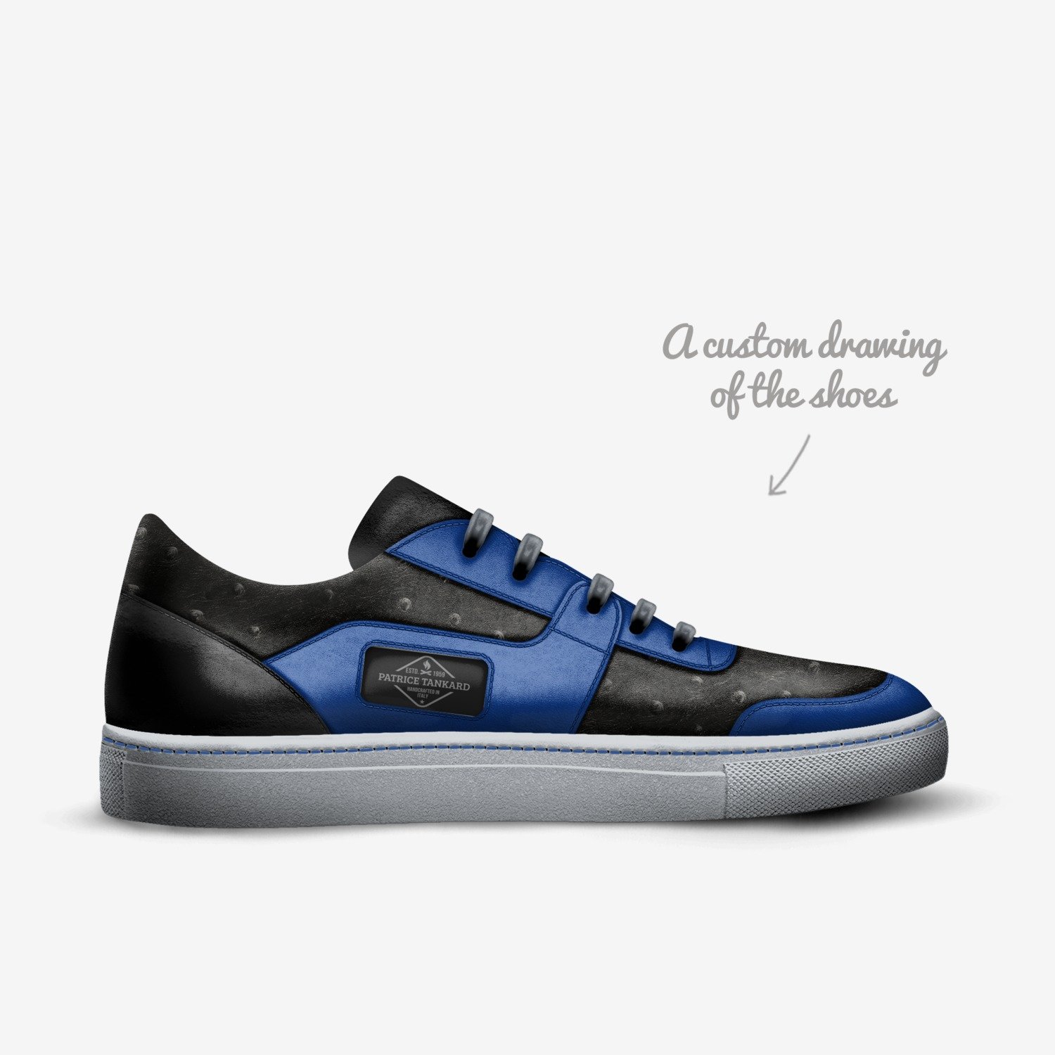 Patrice Tankard custom made in Italy shoes by Patrice Tankard | Sketch view