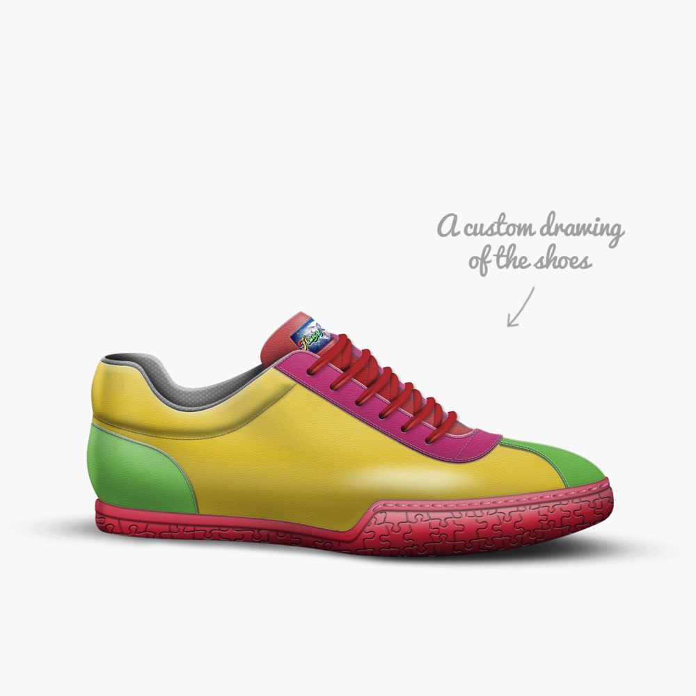 flaucy saucy limited edition shoe flaucy saucy artisan made in Italy shoes by Ahshaki Gibson
