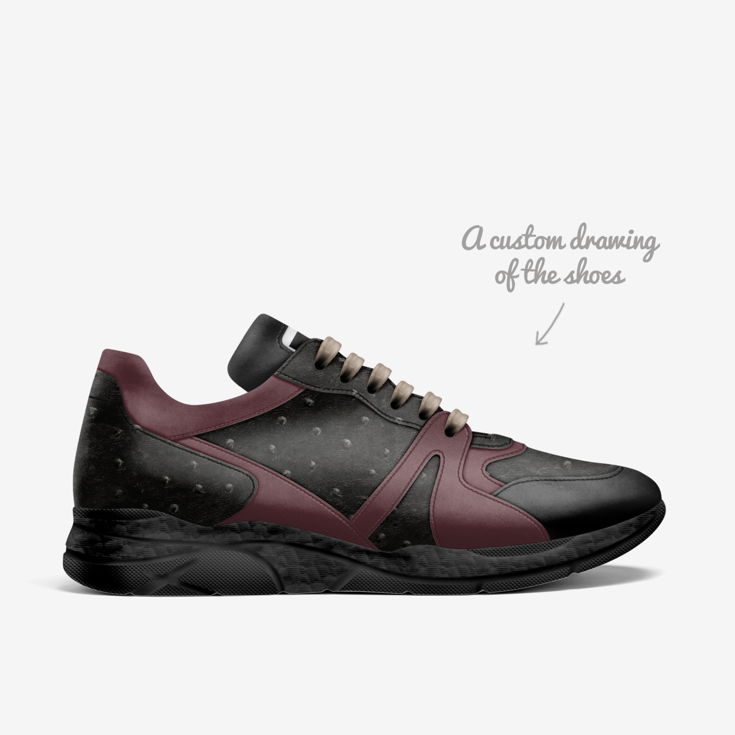 Esco Sosa II custom made in Italy shoes by Steven Jackson | Sketch view