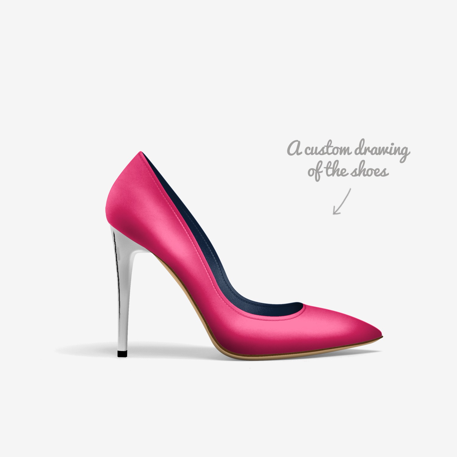 Shôés custom made in Italy shoes by Marci Thompson | Sketch view