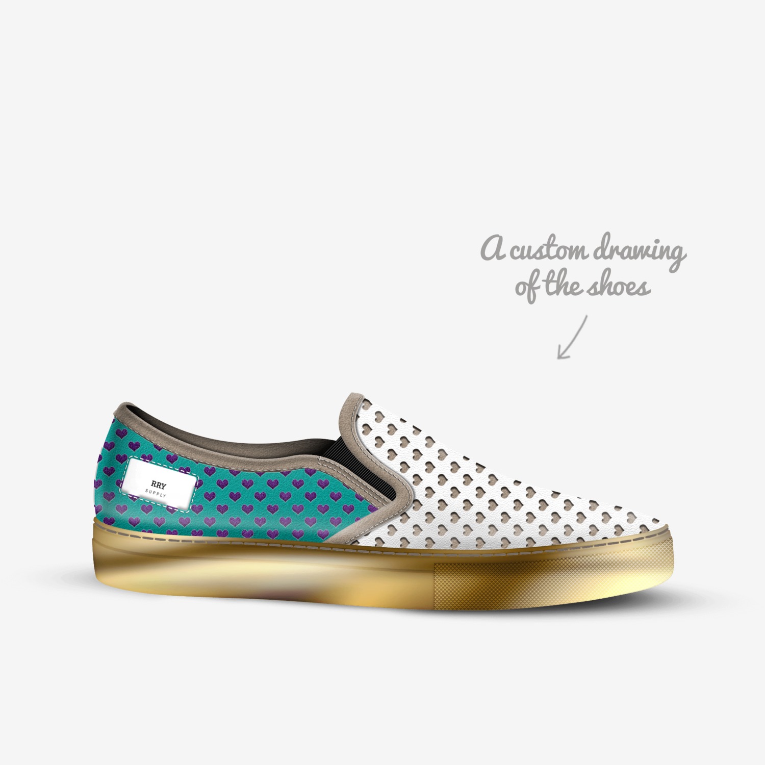 RRY custom made in Italy shoes by Mark Roberts Junior | Sketch view