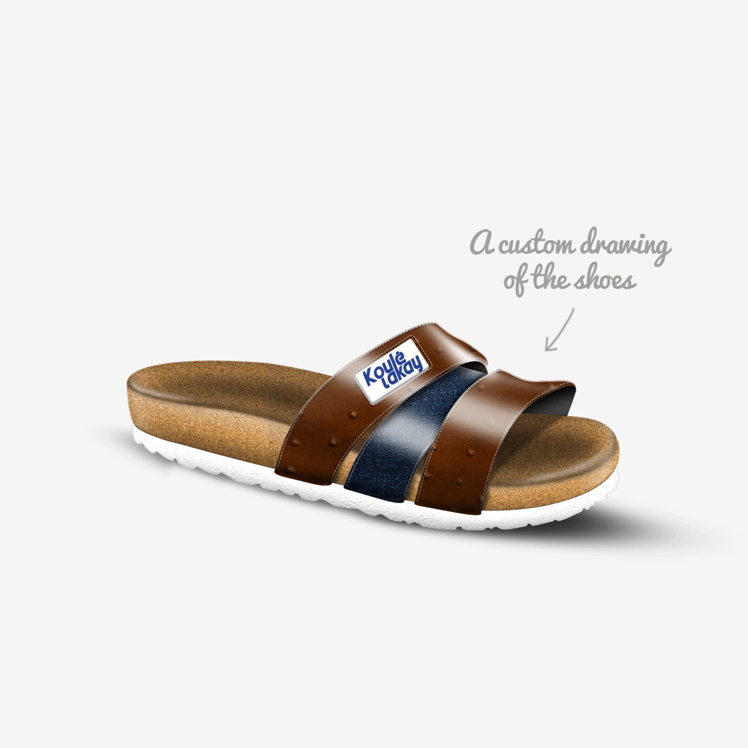 KOULE LAKAY custom made in Italy shoes by Jean Decius | Sketch view