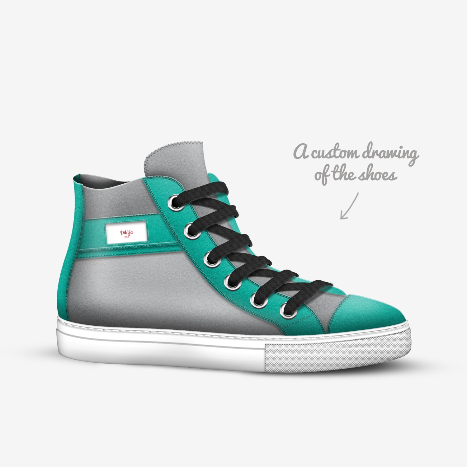 DikYa custom made in Italy shoes by Dik Ya | Sketch view