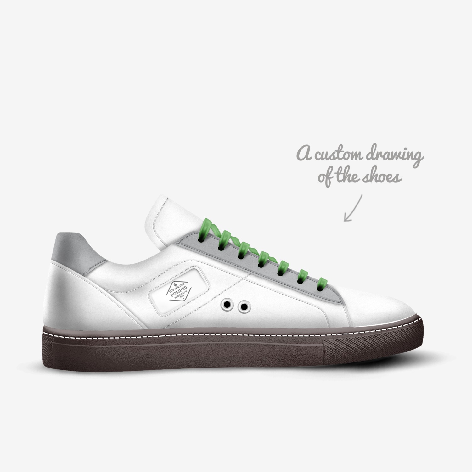 POMPEII custom made in Italy shoes by Patrick Marion -prince Simmons Pompeii | Sketch view