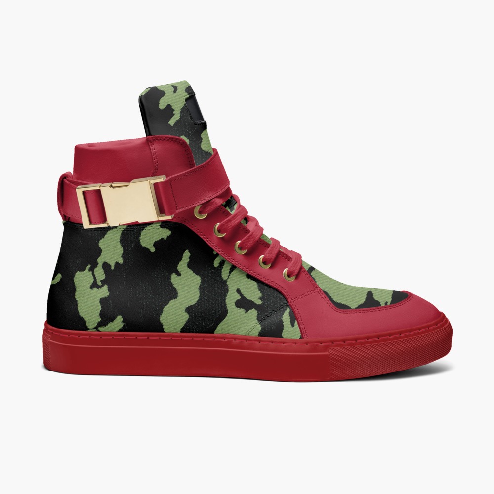 Red Camo artisan made in Italy shoes by Brian Washington