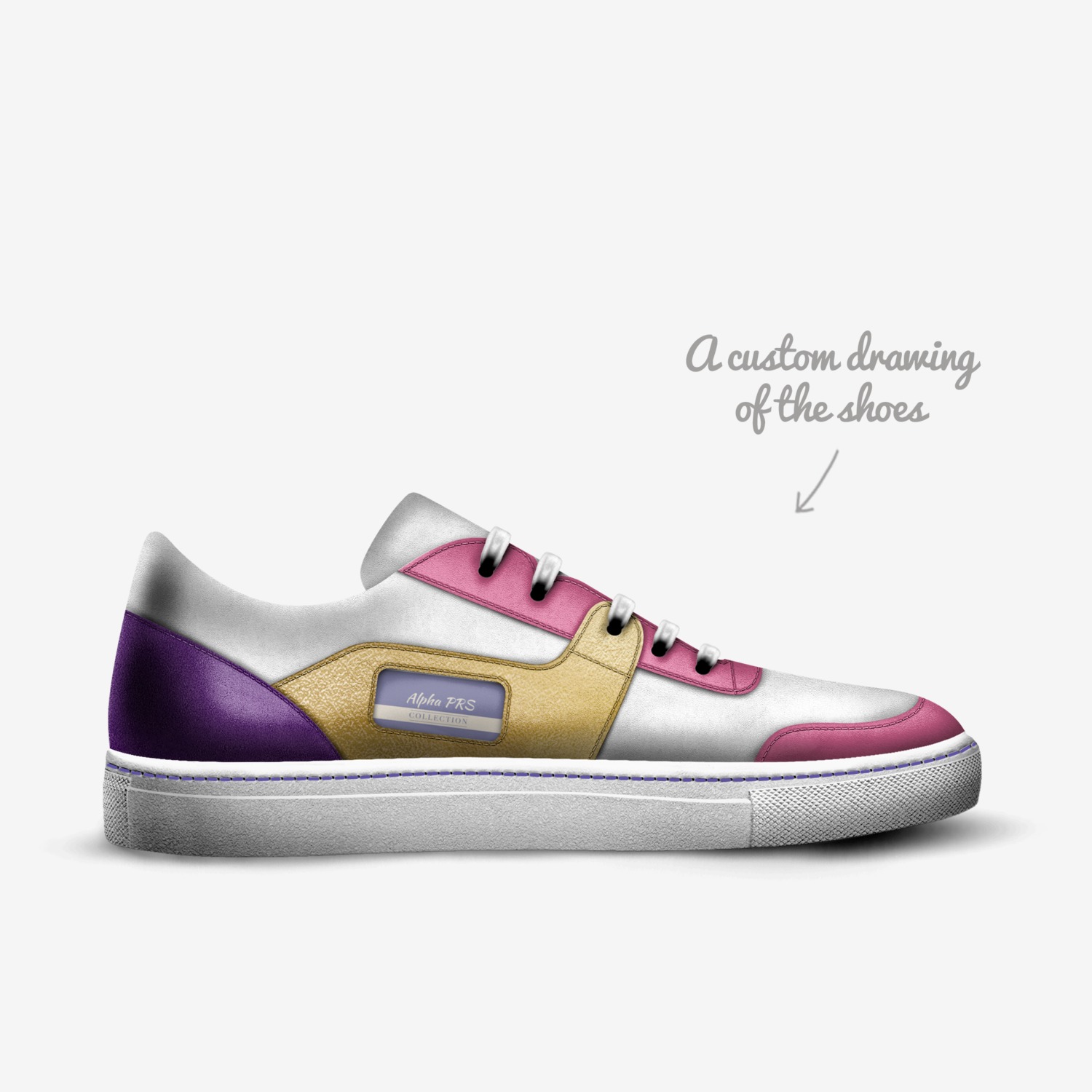 Alpha PRS custom made in Italy shoes by Aldric Horton Jr | Sketch view