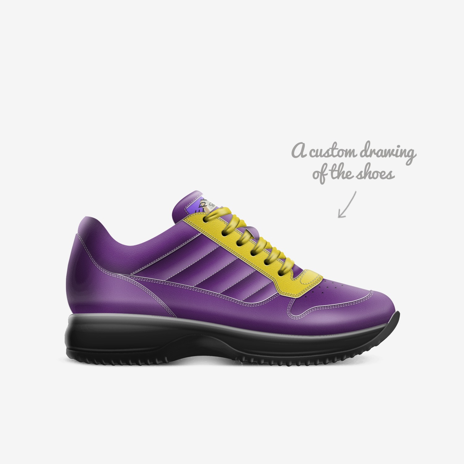 Heshimu Issah custom made in Italy shoes by Dr. Heshimu Issah | Sketch view