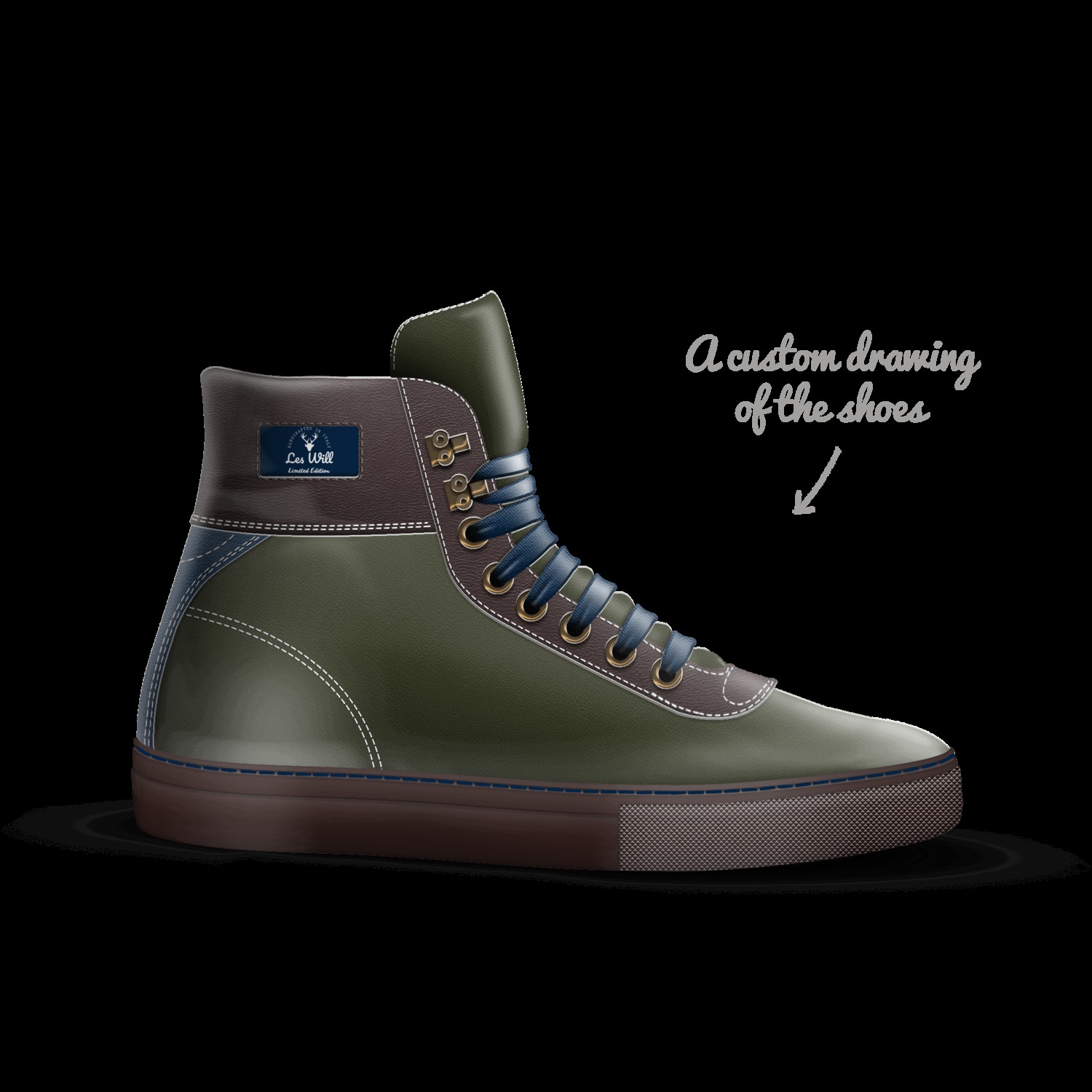 Big Stepper | A Custom Shoe concept by Les Will