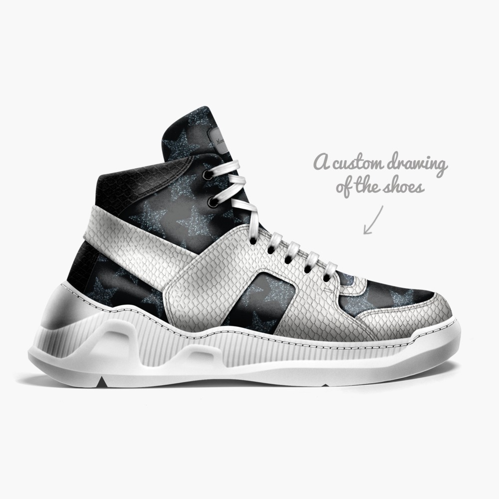 Moon Boy Dripz artisan made in Italy shoes by $tackz / Wasia