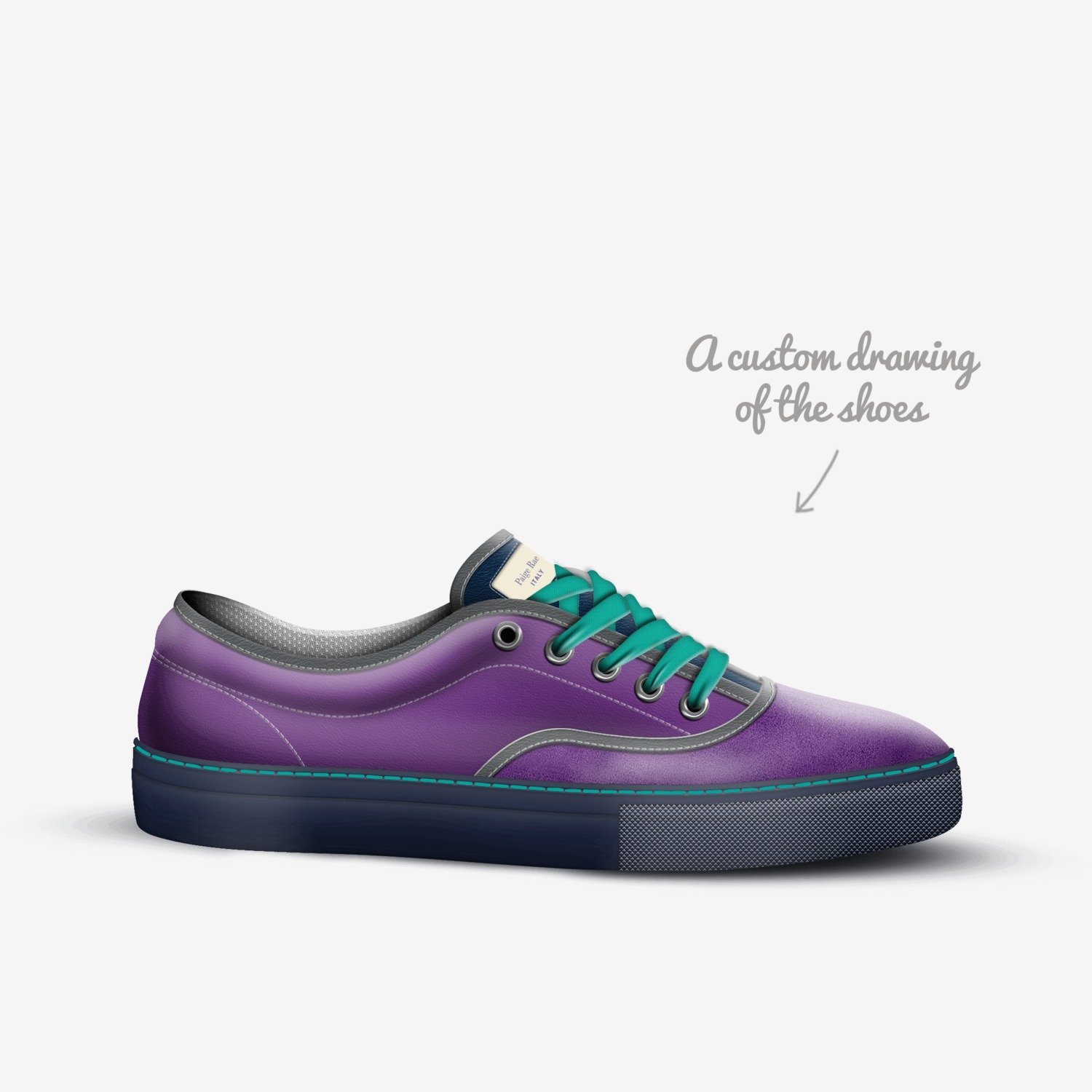Beverly Heels custom made in Italy shoes by Allison Mcclure | Sketch view