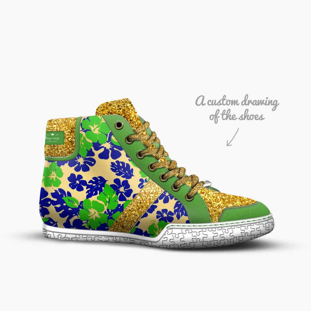 flaucy saucy limited edition shoe flaucy saucy artisan made in Italy shoes by Ahshaki Gibson