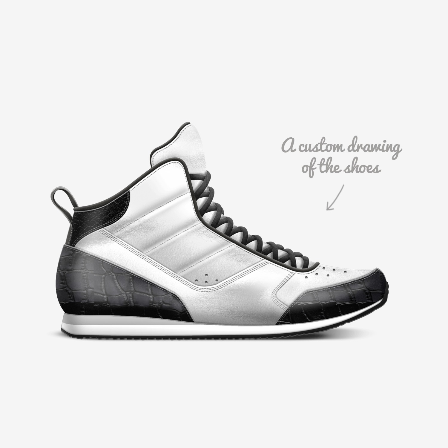 THESPIAN  custom made in Italy shoes by Kazarr Coleman | Sketch view