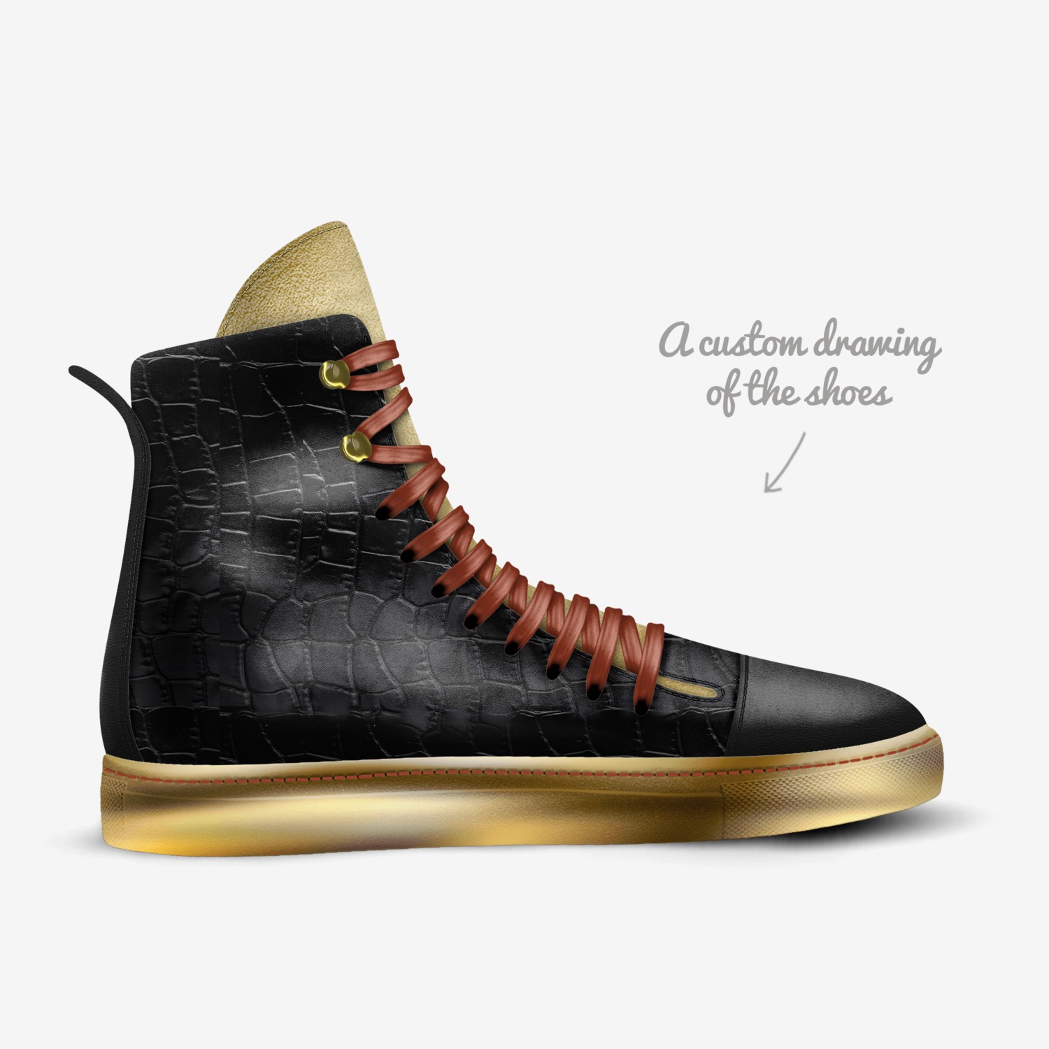 Les Will custom made in Italy shoes by Les Will | Sketch view