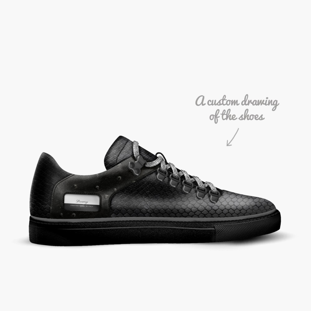 Drewry limited edition shoe Drewry artisan made in Italy shoes by Omar Drewry