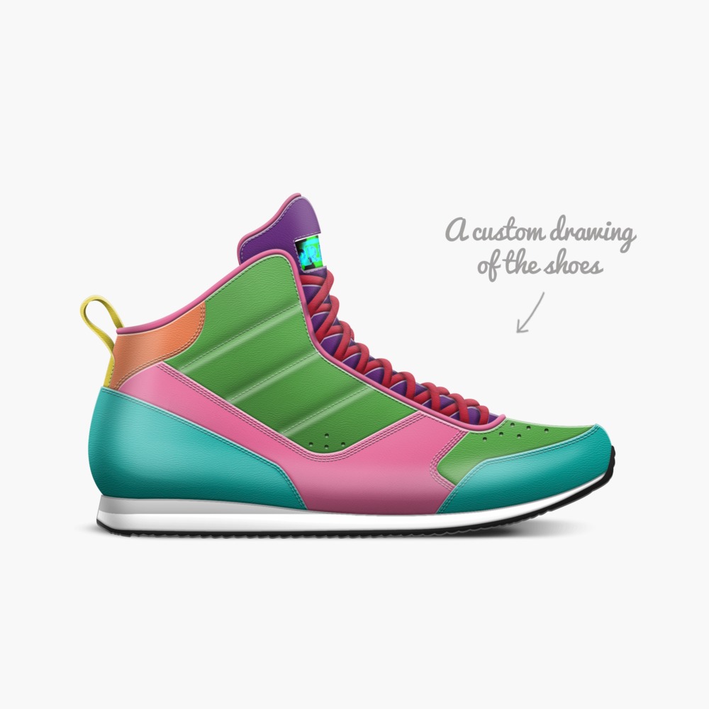 Fruit limited edition shoe Fruit artisan made in Italy shoes by Aye Lavender