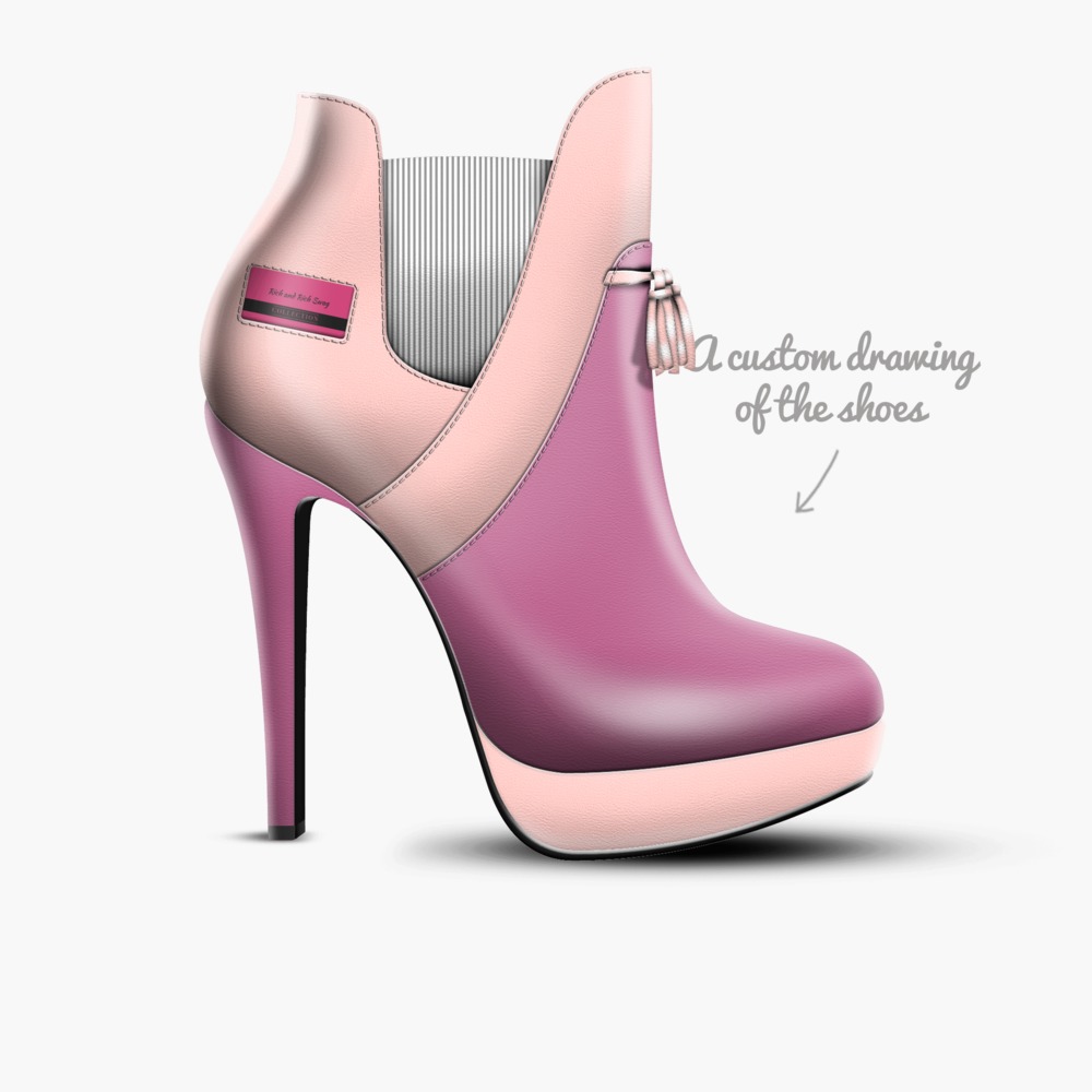 Rich and Rich Swag limited edition shoe Rich and Rich Swag artisan made in Italy shoes by Desiree Sims