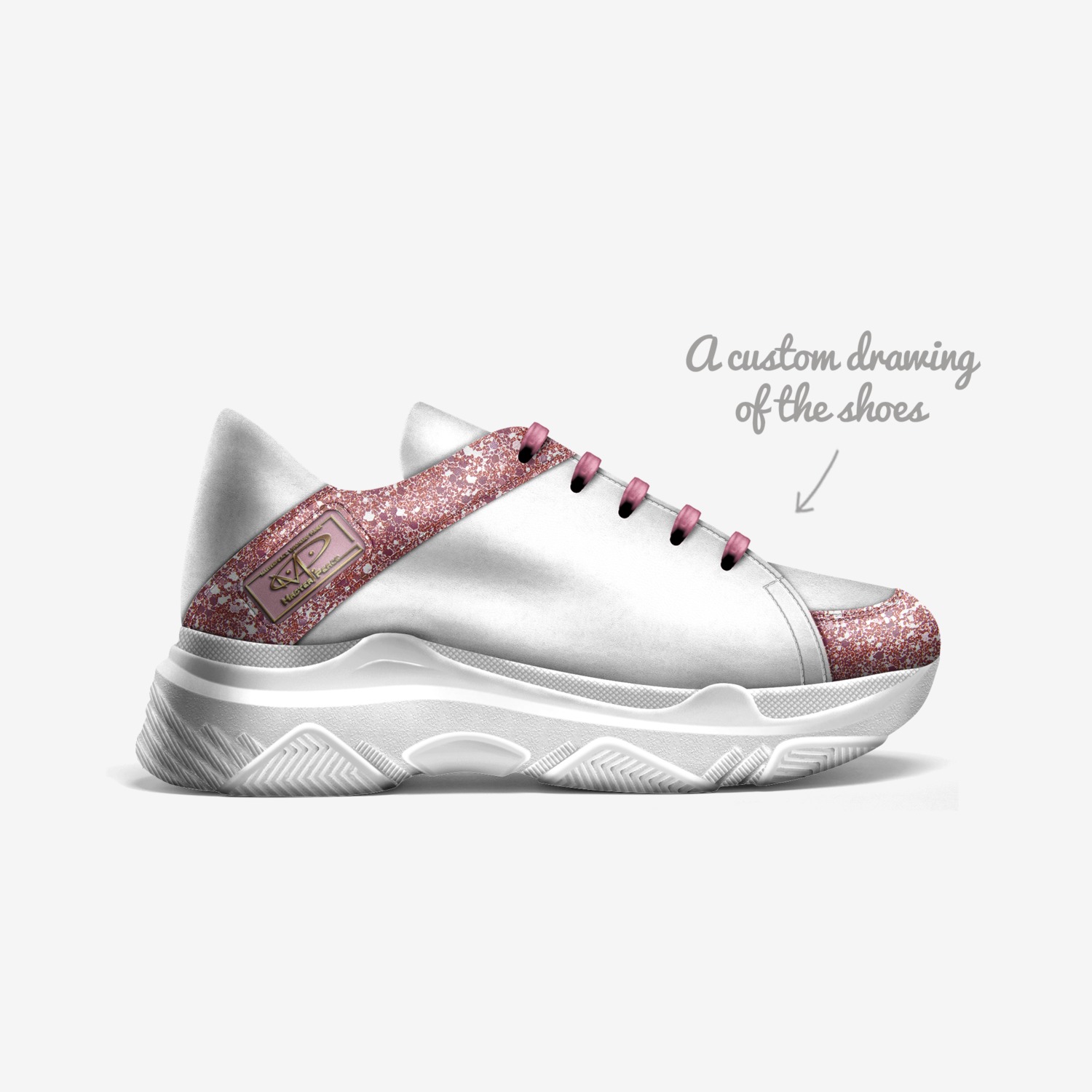 Hello Kara's Pair custom made in Italy shoes by Michael Porter | Sketch view