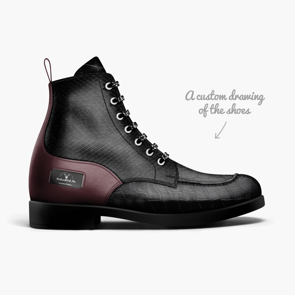 RichandRich_Biz limited edition shoe RichandRich_Biz artisan made in Italy shoes by Desiree Sims