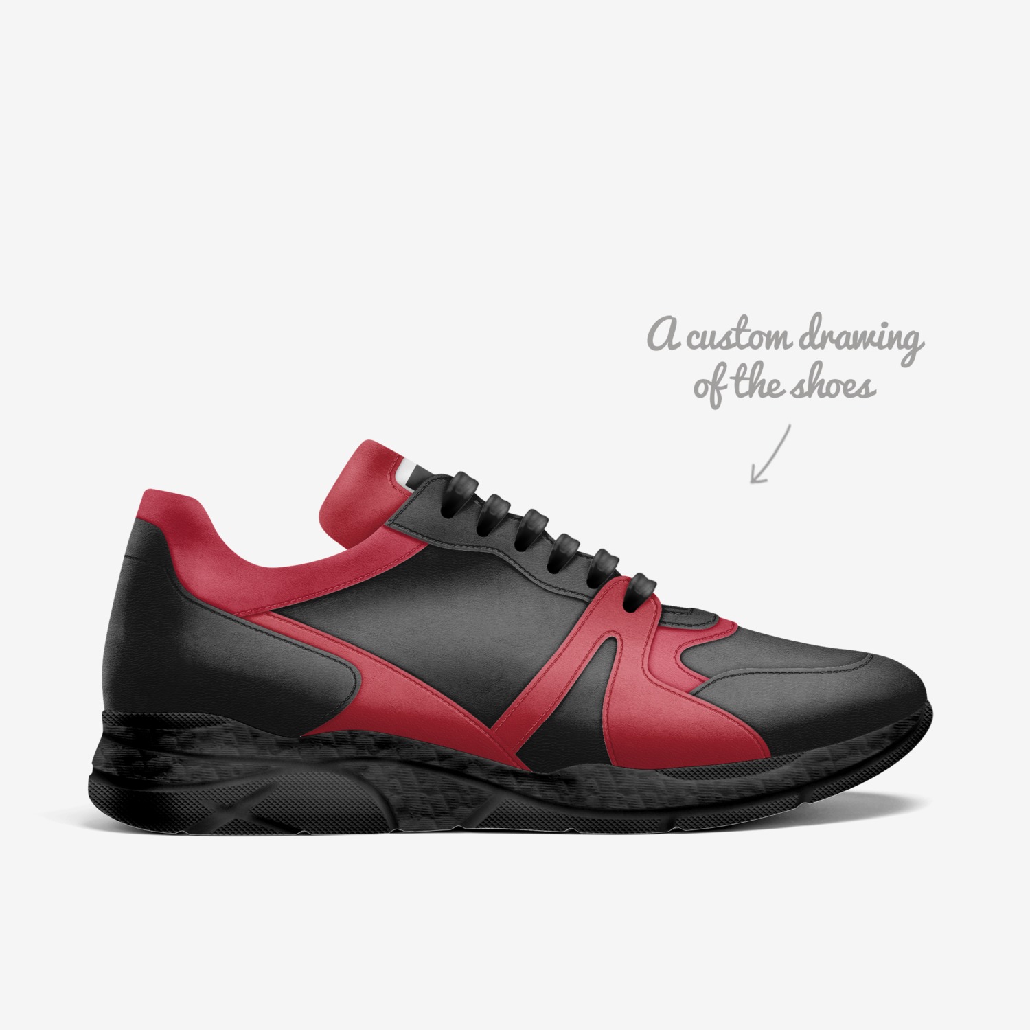 ENY custom made in Italy shoes by Romelo Dafirst | Sketch view