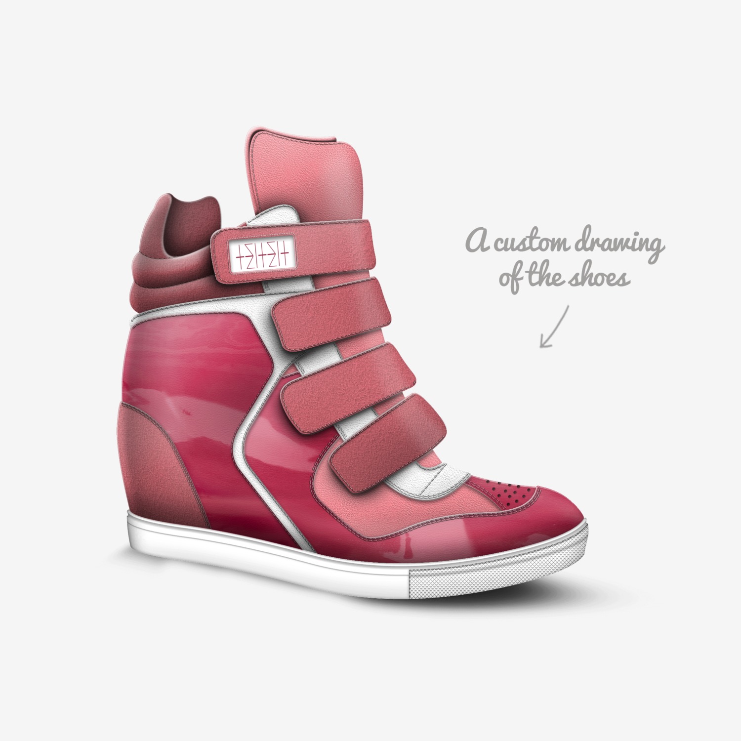 Haketia custom made in Italy shoes by Ricardo Yoreh Ladino | Sketch view