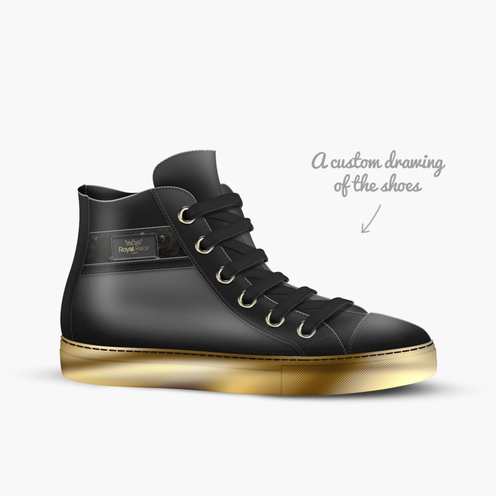 ROYAL RACE GMP limited edition shoe ROYAL RACE GMP artisan made in Italy shoes by Princess Yvonne Guébli