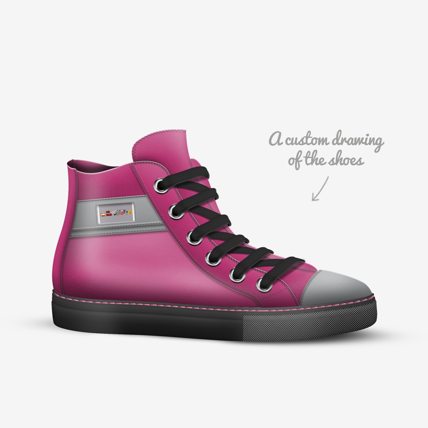 Joradan custom made in Italy shoes by Tarris Shultz | Sketch view