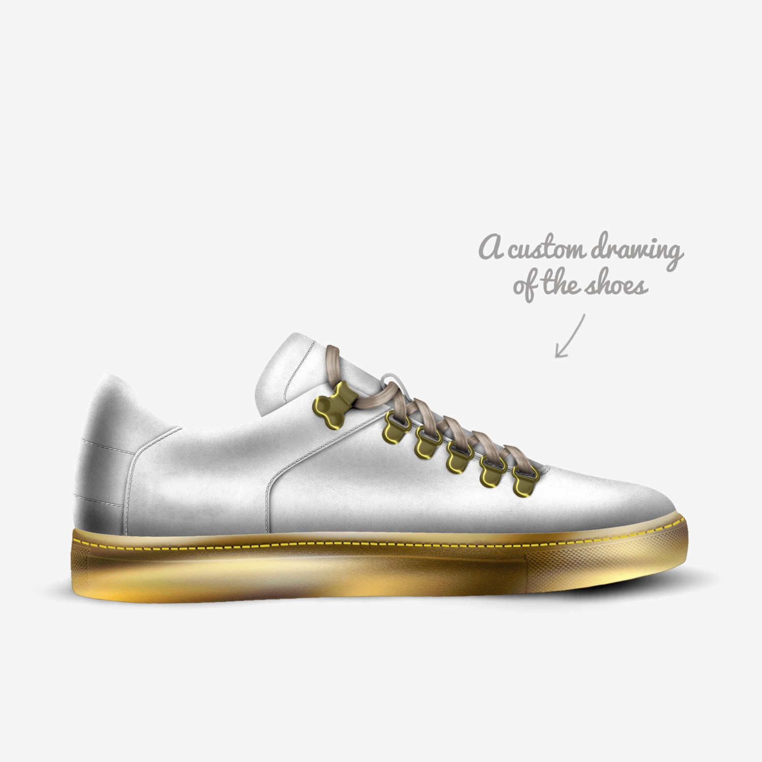 Ángelos custom made in Italy shoes by Lifestyle Basics | Sketch view