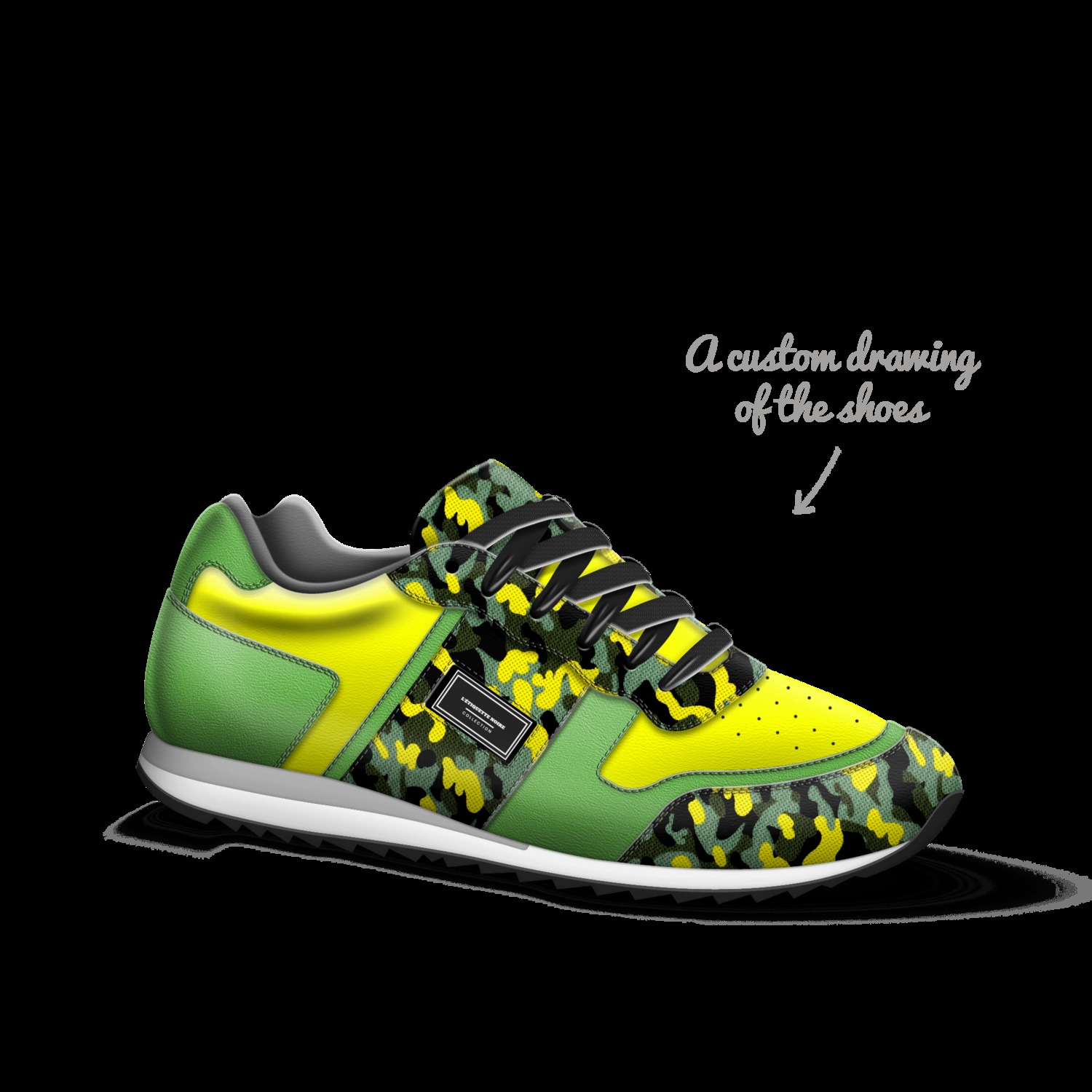 Sneakers verte hotsell
