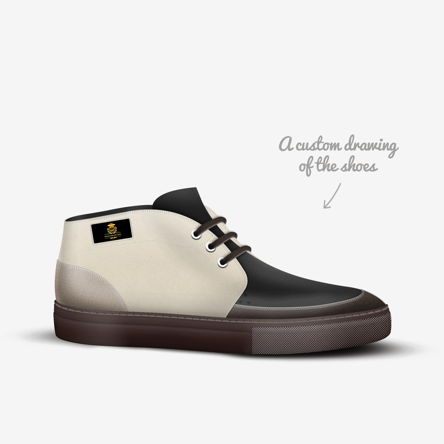 Driven Culture  custom made in Italy shoes by Linkcon Demetrius | Sketch view