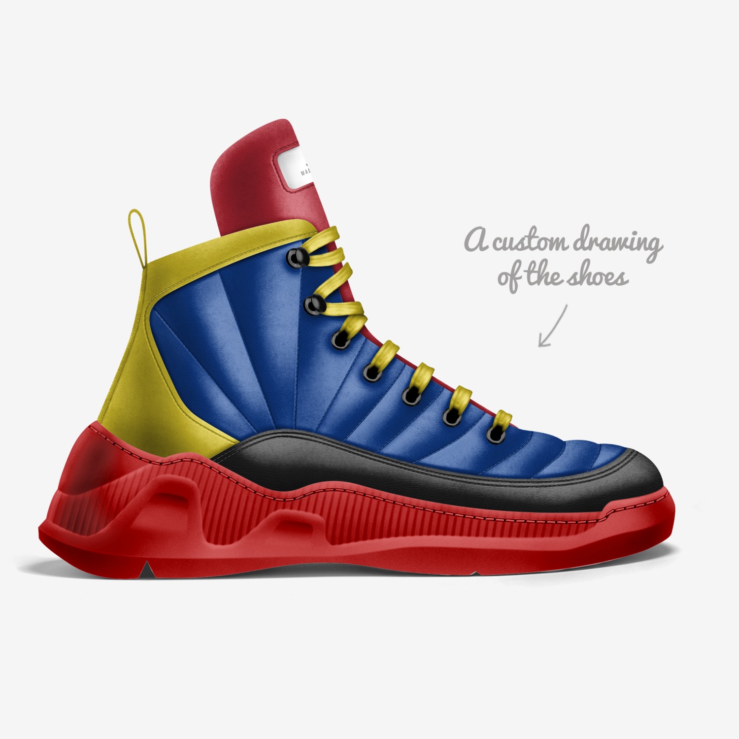 Sergio custom made in Italy shoes by Erica Booker | Sketch view