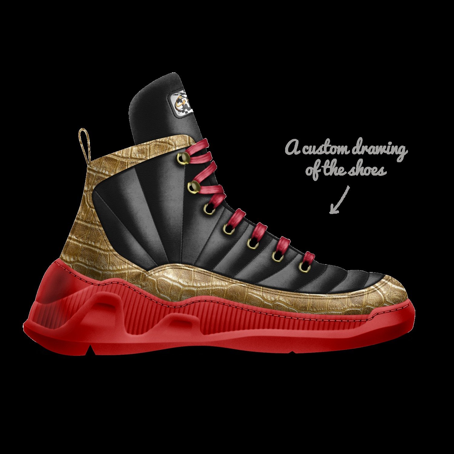 C77 First Born A Custom Shoe concept by Sheldon Garrett
