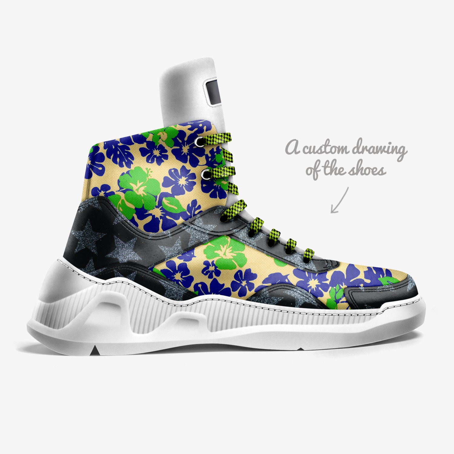 JRELLS custom made in Italy shoes by Jerrell R Young | Sketch view