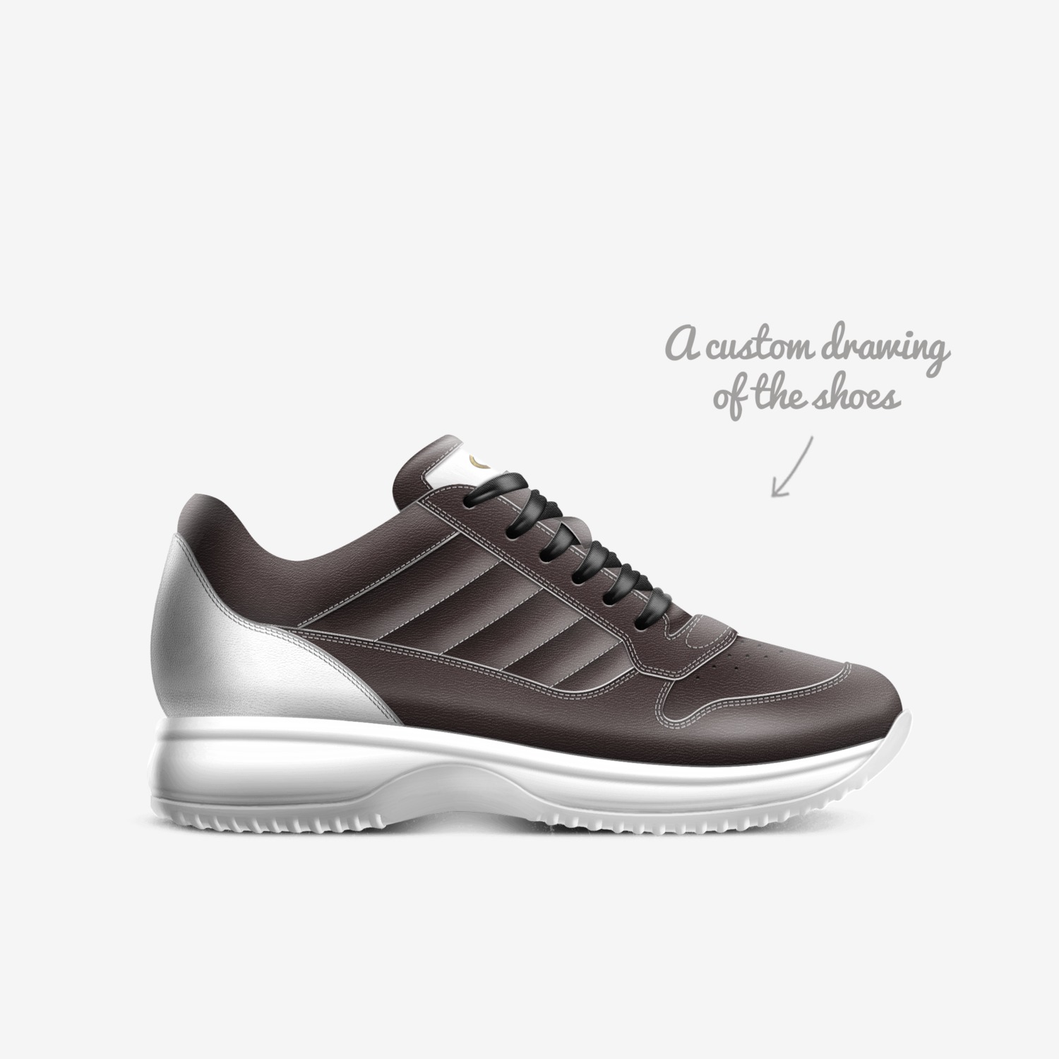 GLB Wind Walkers custom made in Italy shoes by Jarrod Dixon | Sketch view