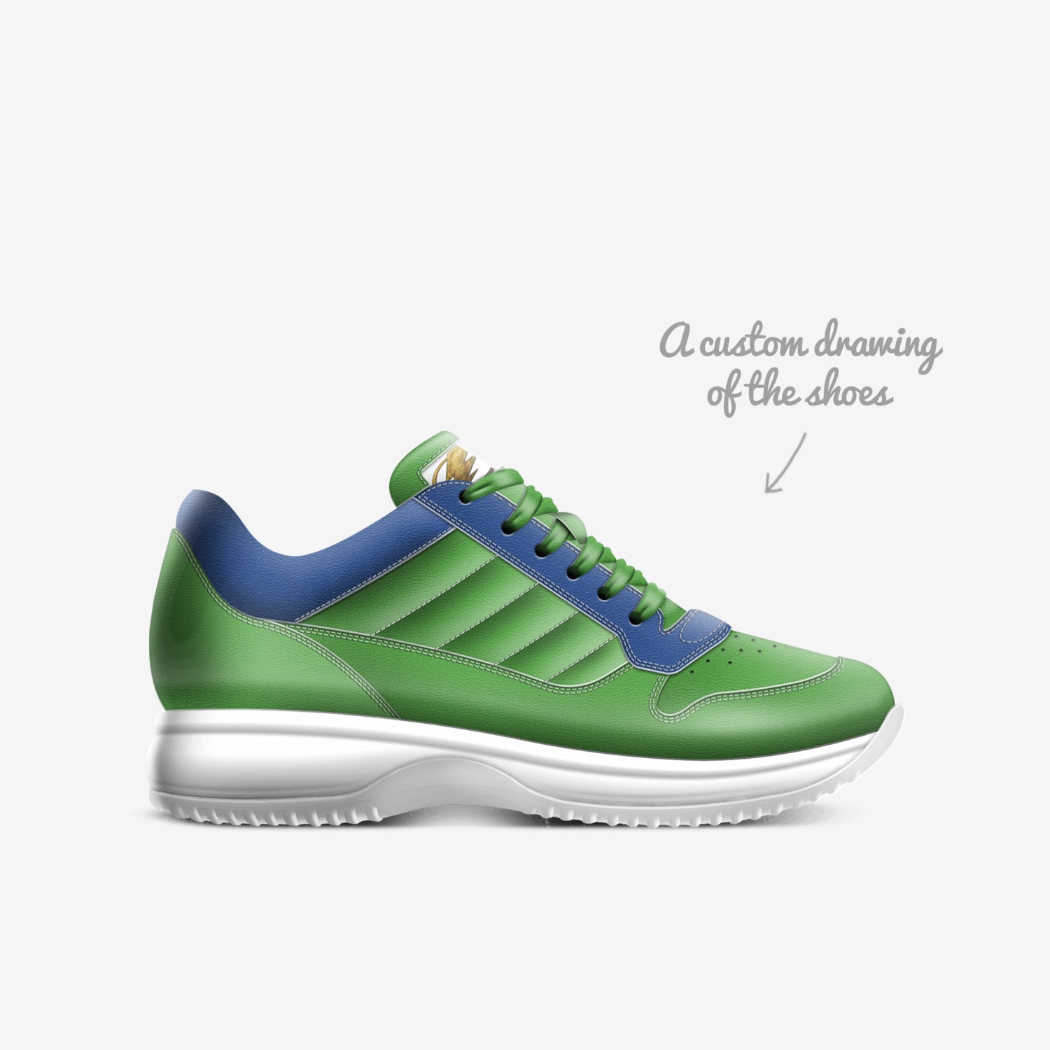 GLB Wind Walkers custom made in Italy shoes by Jarrod Dixon | Sketch view
