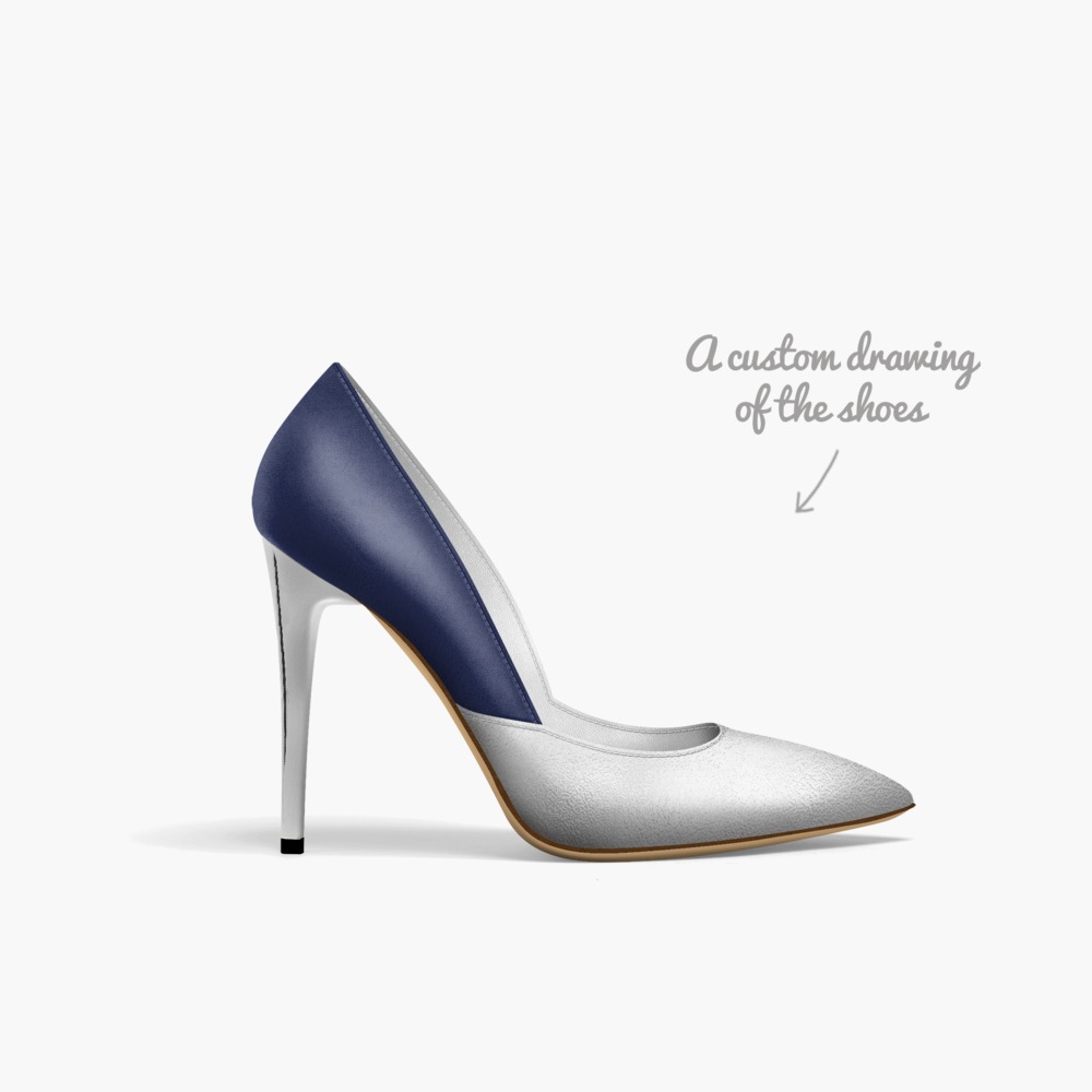 Ocean Blue limited edition shoe Ocean Blue artisan made in Italy shoes by Jahi Ali-bey
