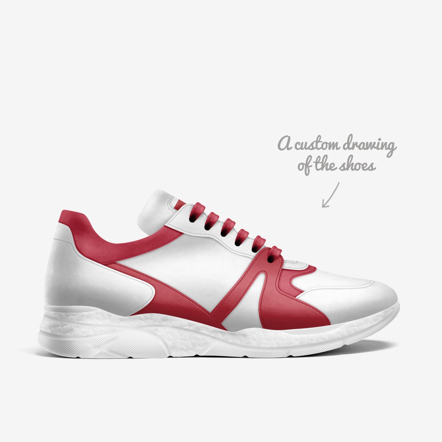 Ty’son’s custom made in Italy shoes by Seven Waters | Sketch view