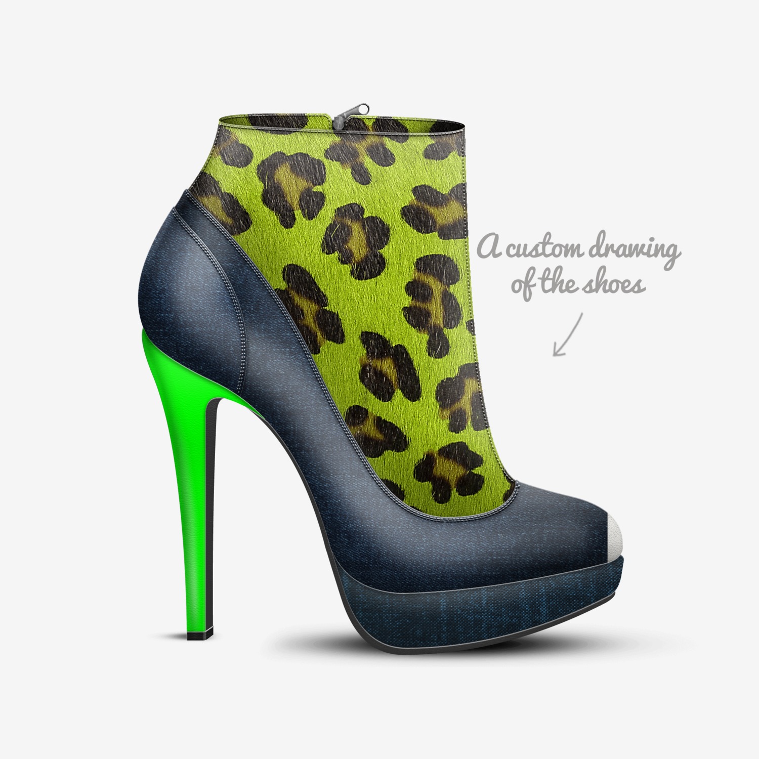 nHERgy by J Denard custom made in Italy shoes by Jarrod Dixon | Sketch view