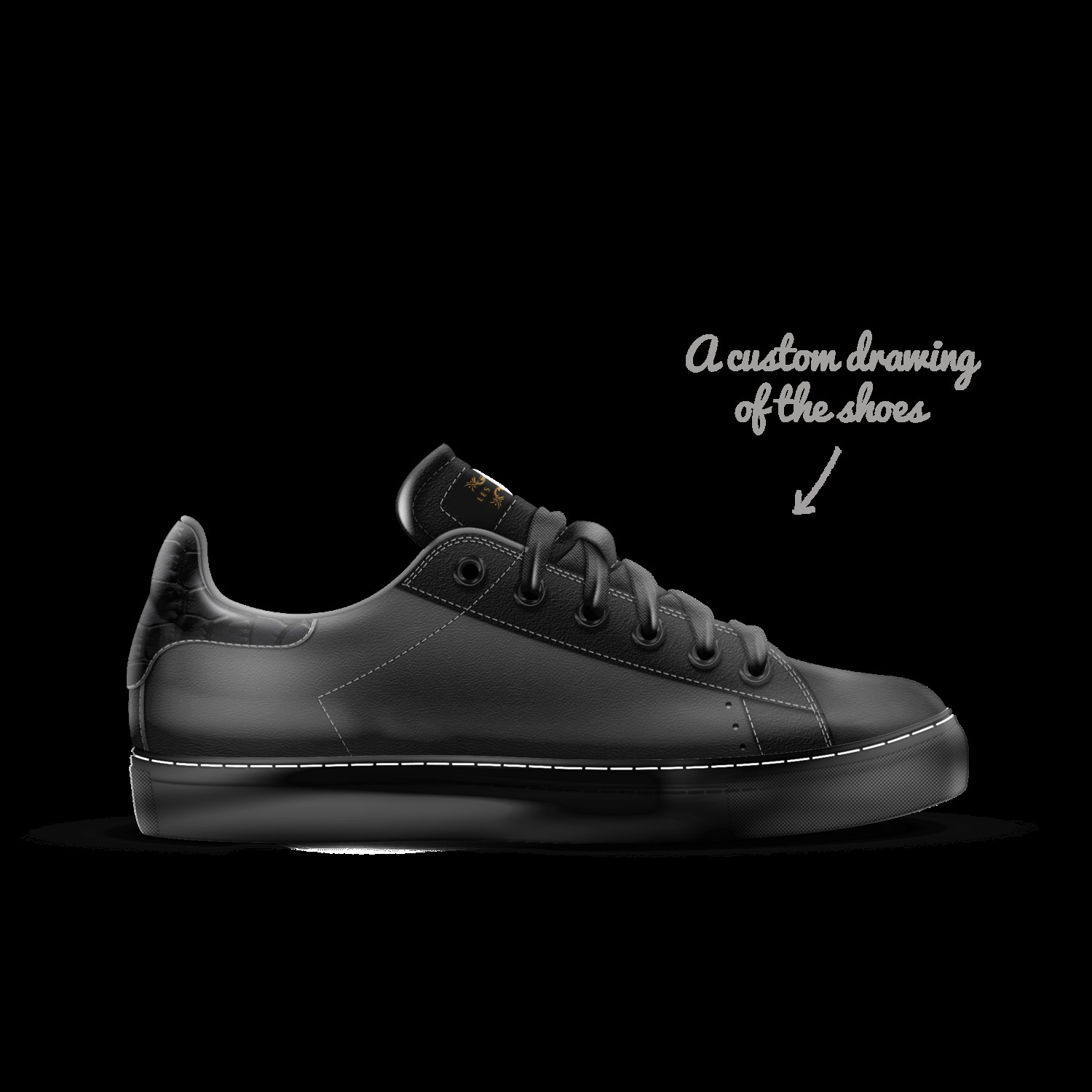 The Black Label A Custom Shoe concept by Les Will