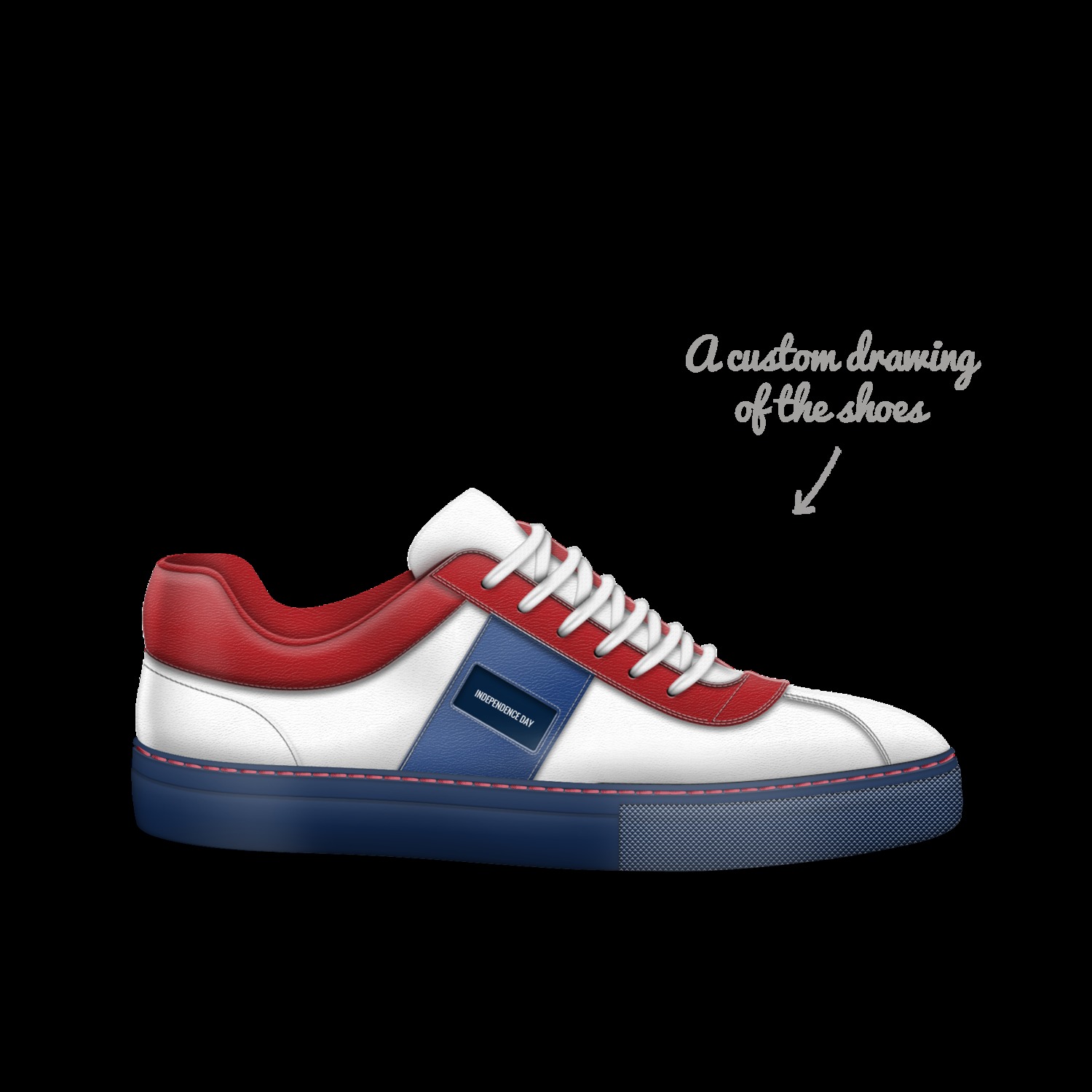 Independence Day A Custom Shoe concept by Kaylyn Smith