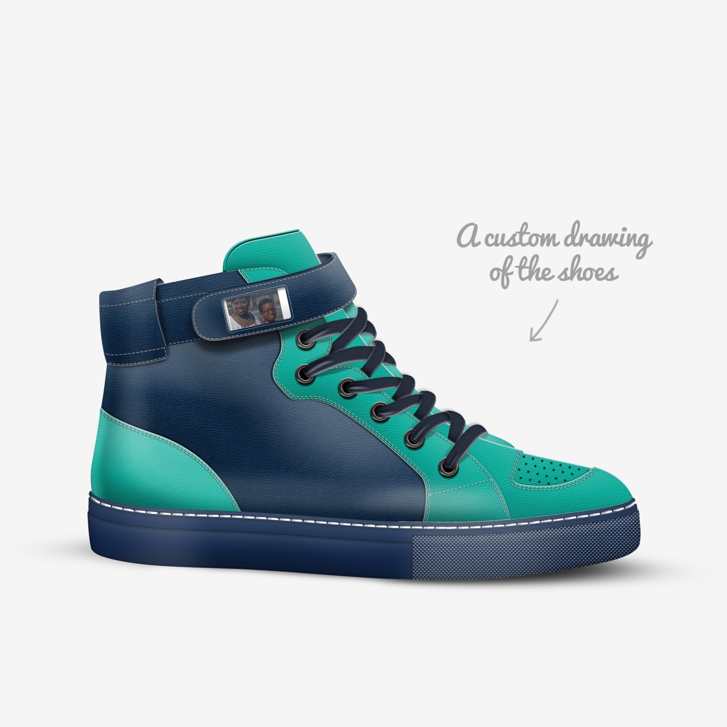 Rich'$$$ custom made in Italy shoes by Jmarius Richmond | Sketch view