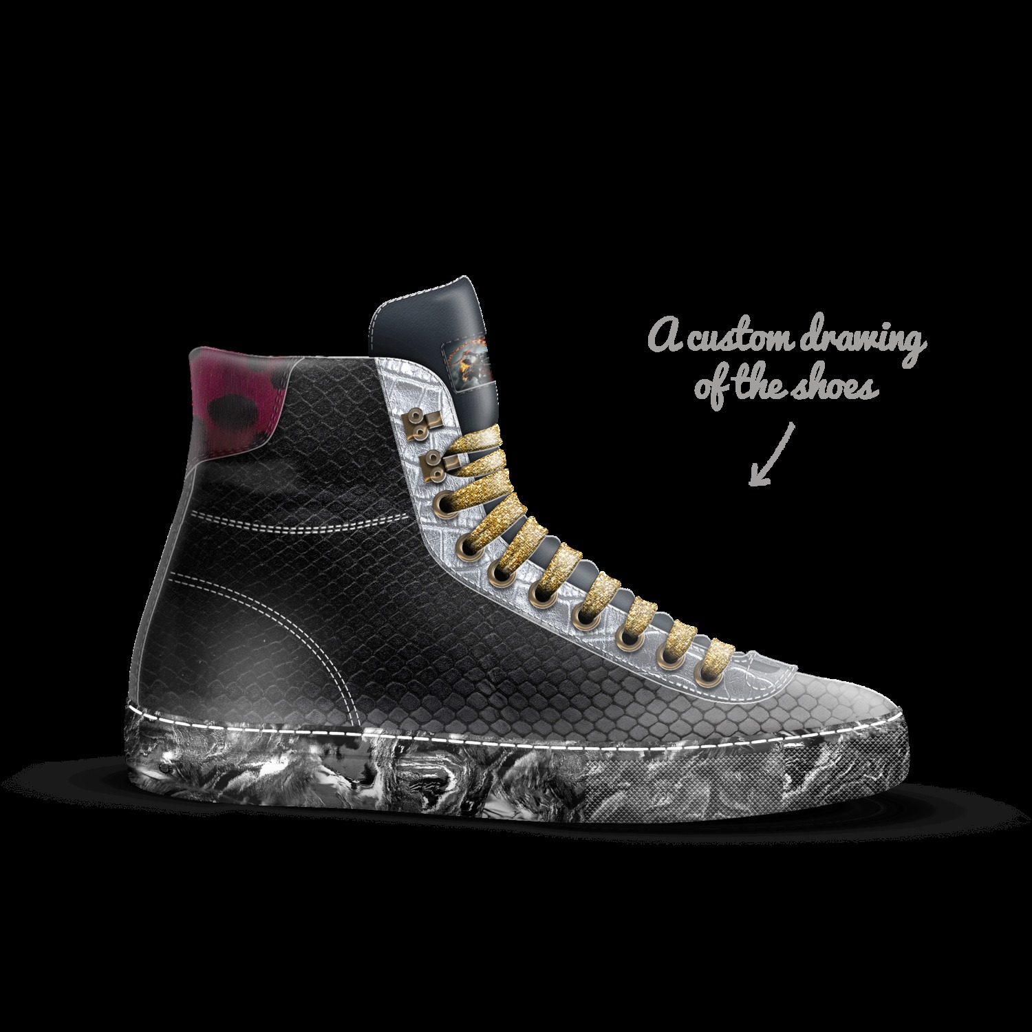 Custom sales polo shoes