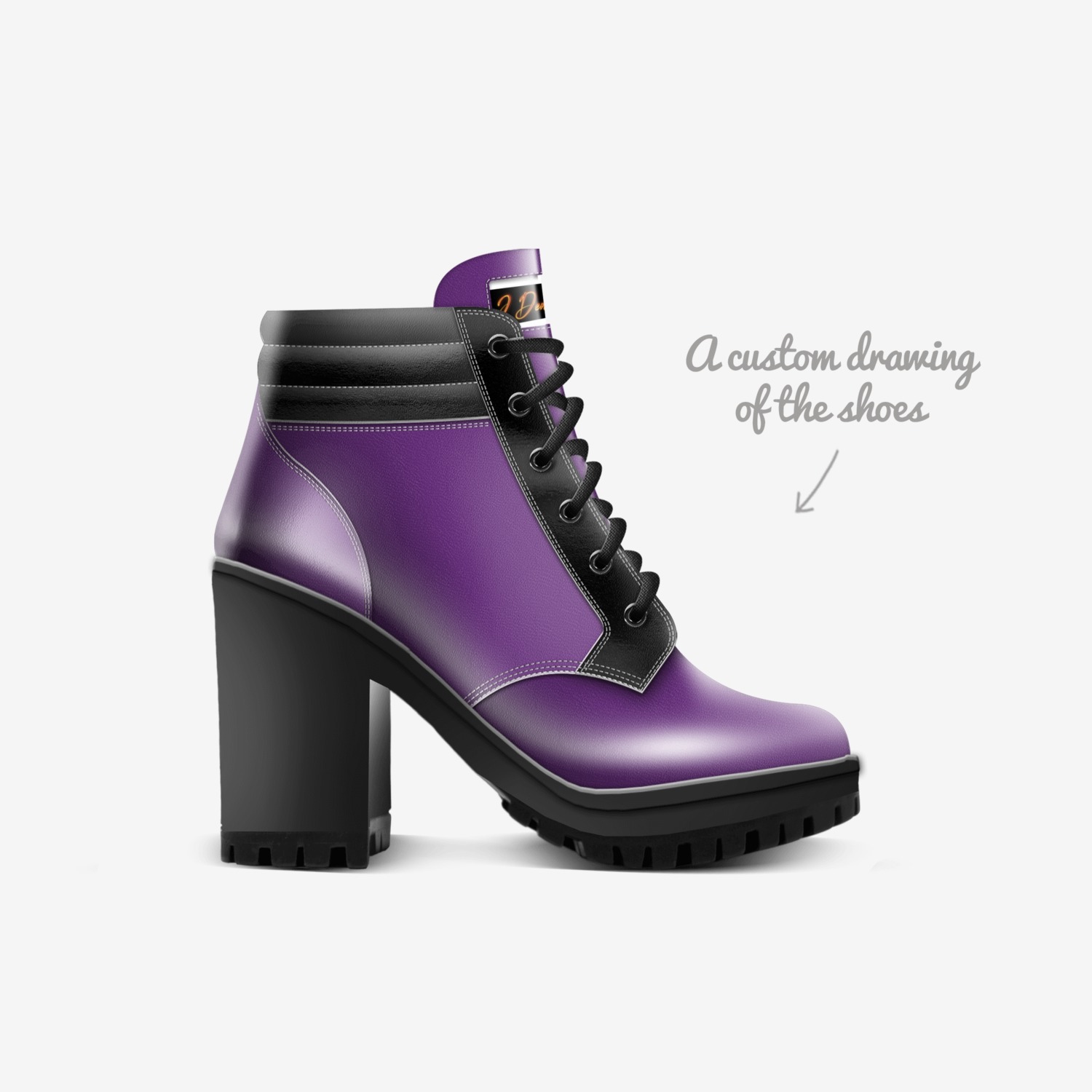 J Denard  custom made in Italy shoes by Jarrod Dixon | Sketch view